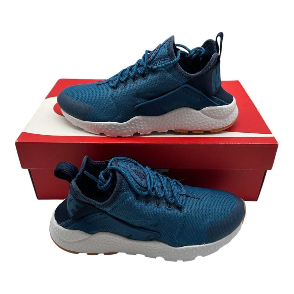 Nike Air Huarache Run Ultra Running Shoes Womens 6 Industrial‎ Blue 819151-403